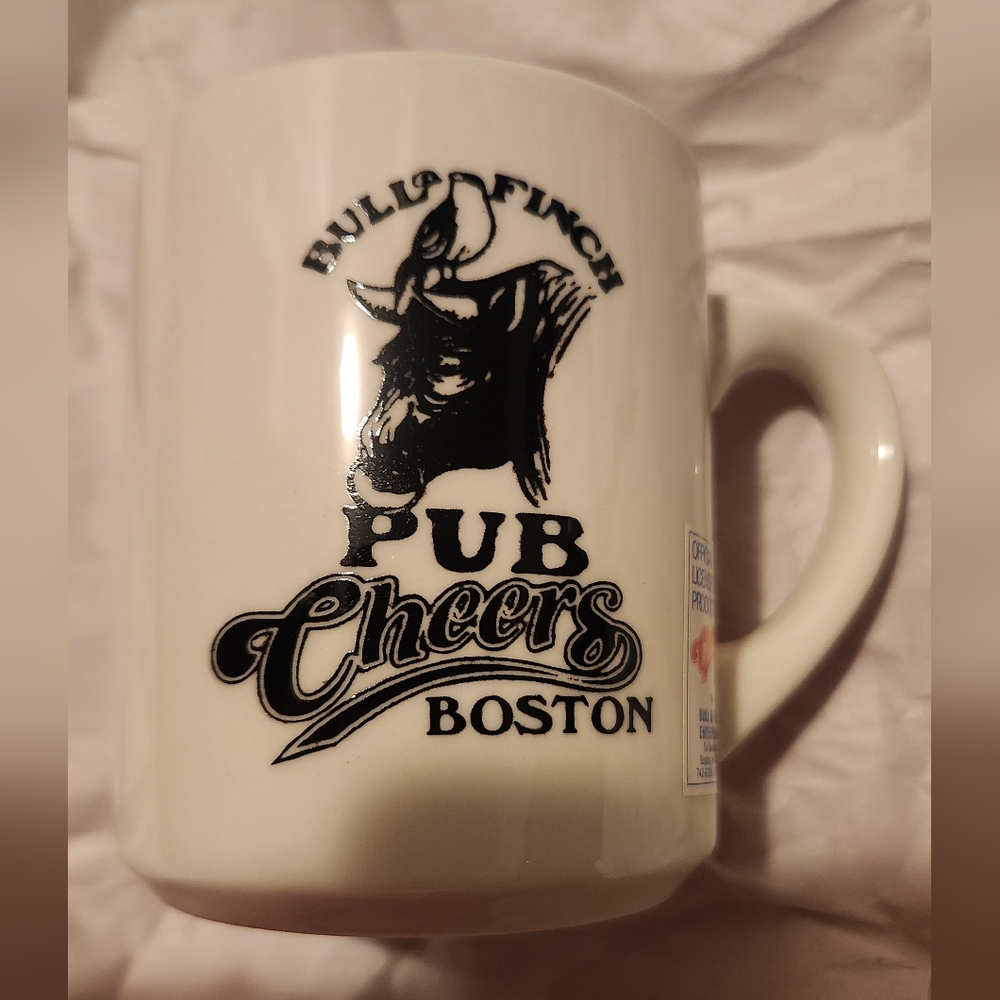 Bull & Finch Pub Cheers Boston White Mug